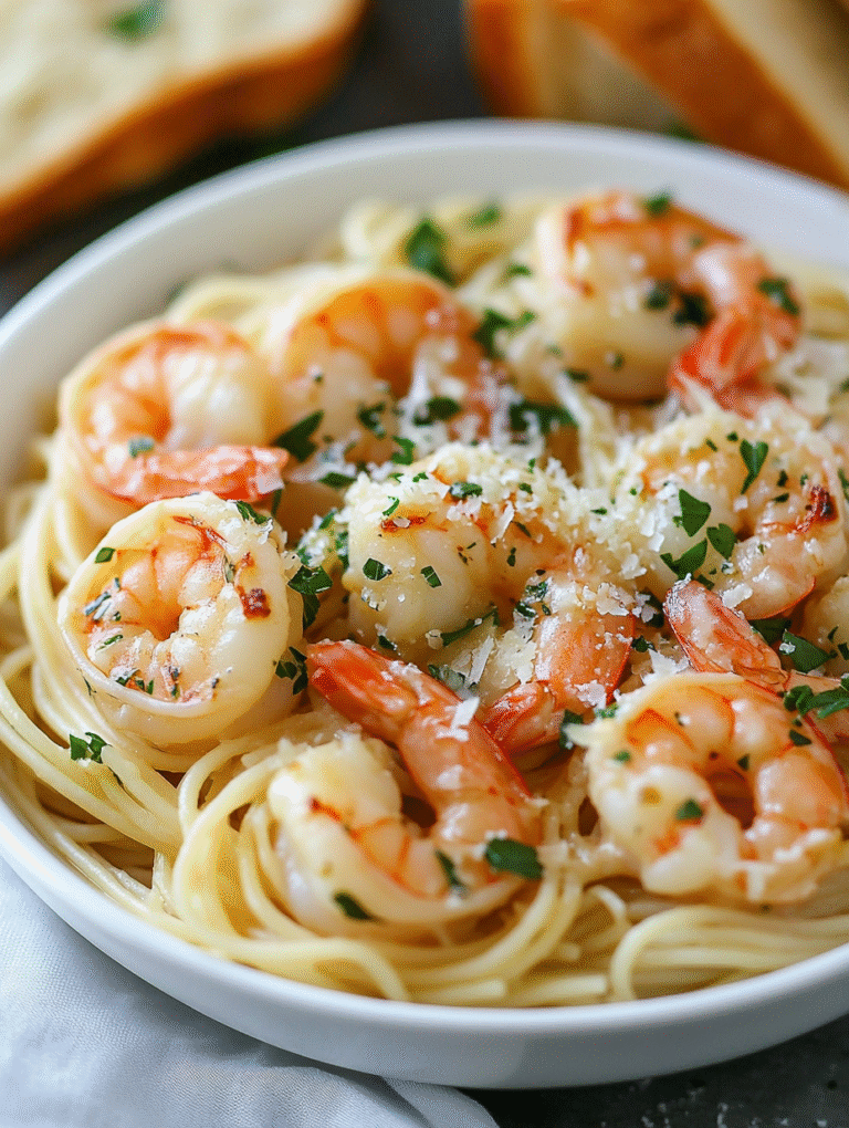 30-Minute Garlic Butter Shrimp Pasta