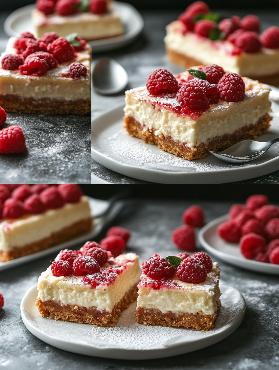 Steps for Lemon Raspberry Cheesecake Bars