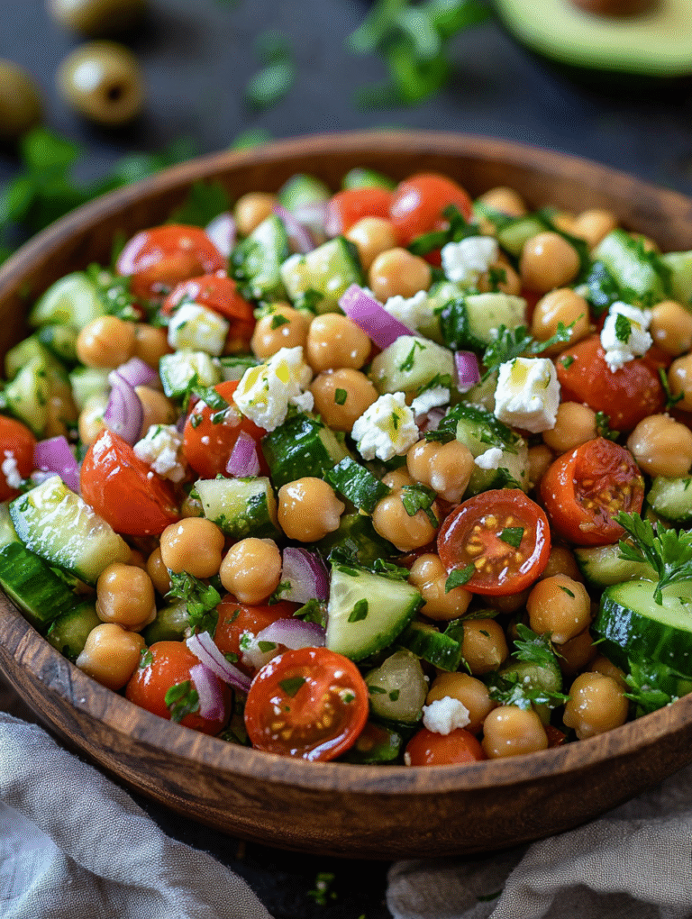 30-Minute Mediterranean Chickpea Salad