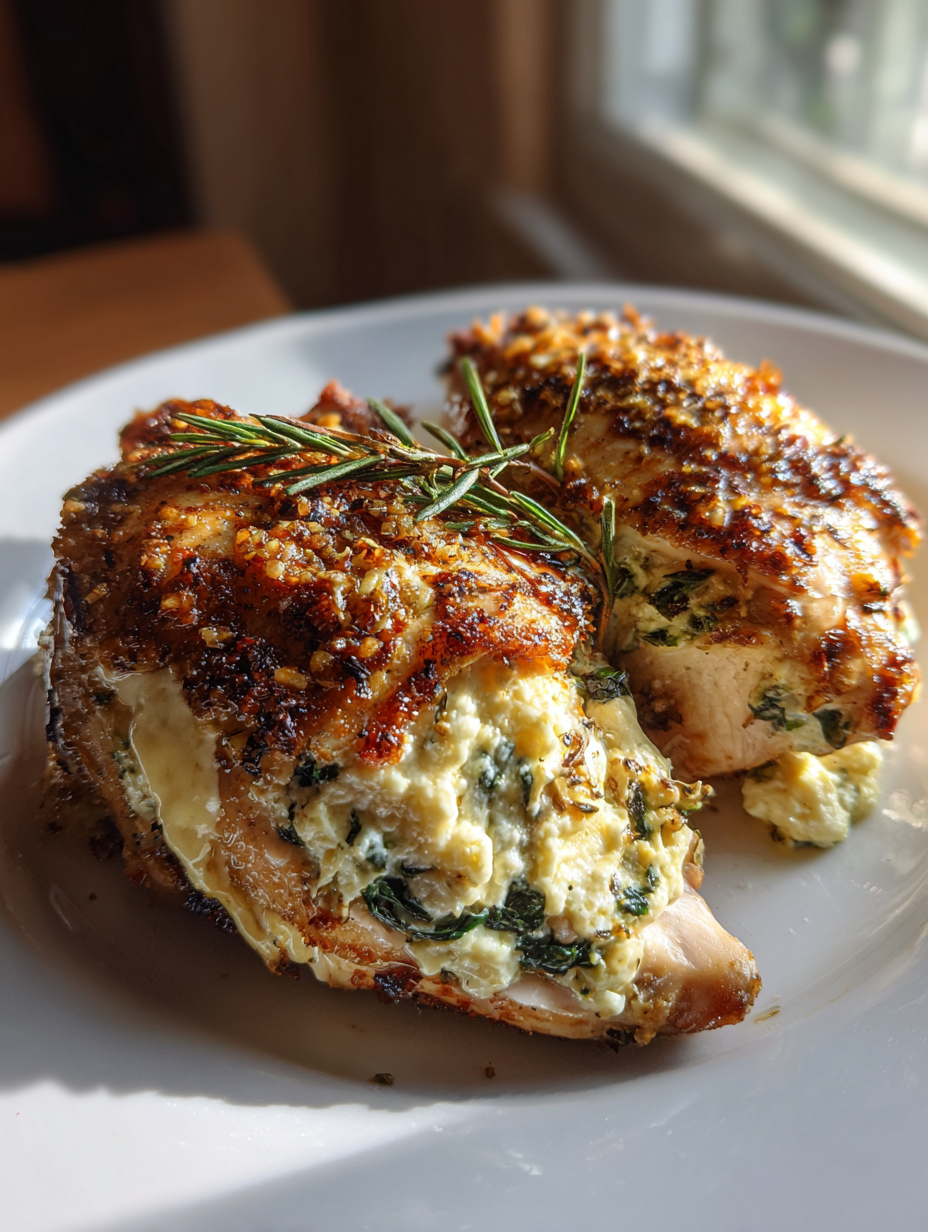 Quick 30-Minute Spinach and Feta Stuffed Chicken