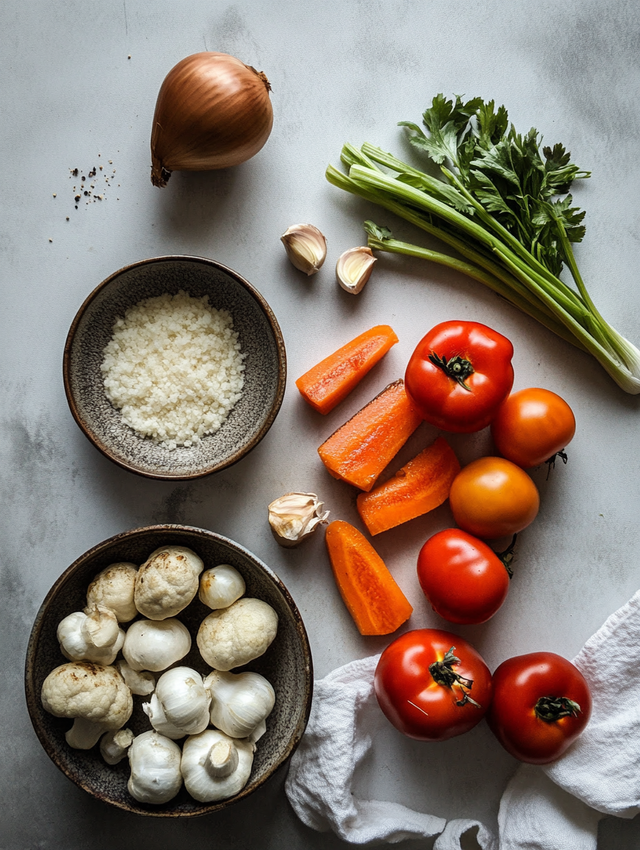 Ingredients for Easy 30-Minute Veggie Stir-Fry