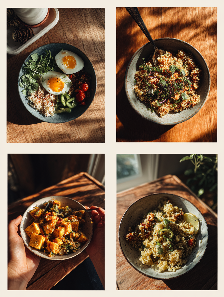 Steps for One Pan Mexican Quinoa