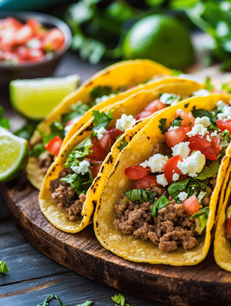 Quick 30-Minute Beef Tacos