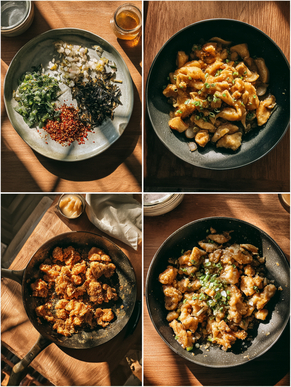 Steps for One Pan Honey Garlic Chicken