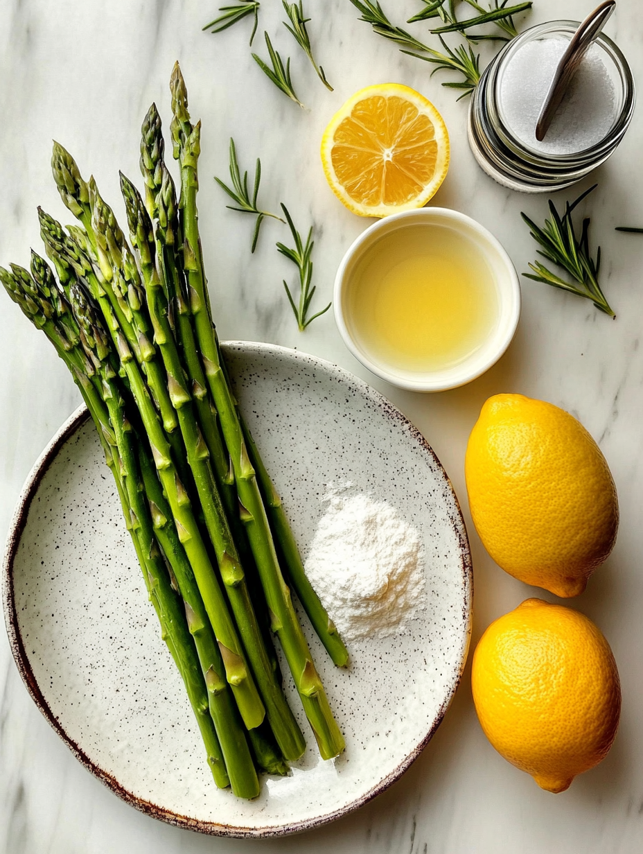 Ingredients for Air Fryer Asparagus Simple and Delicious
