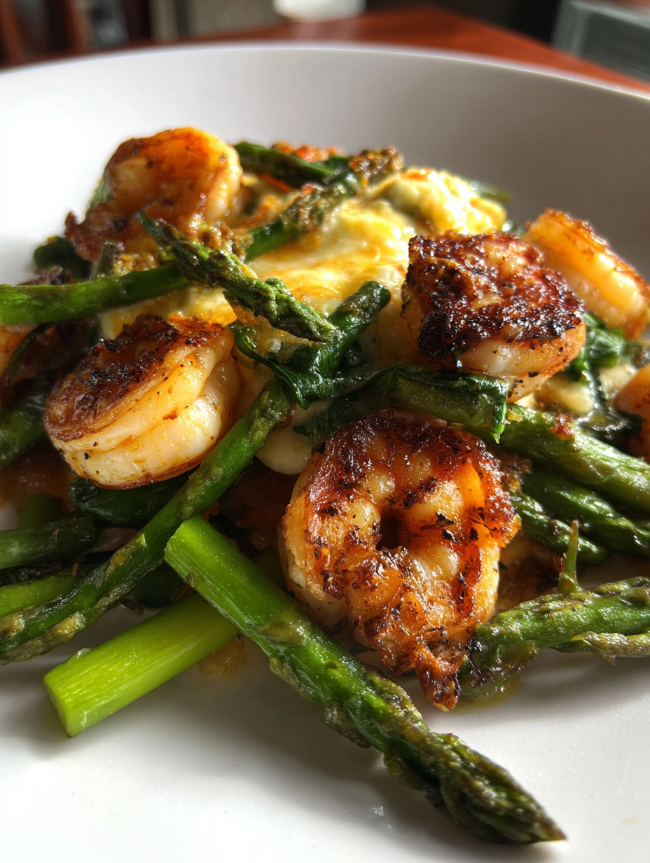 One Pan Shrimp and Asparagus