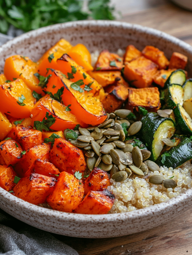 Healthy Air Fryer Quinoa Bowl