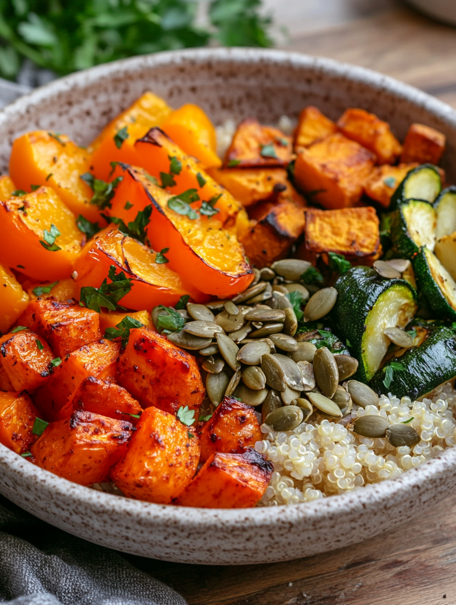 Healthy Air Fryer Quinoa Bowl