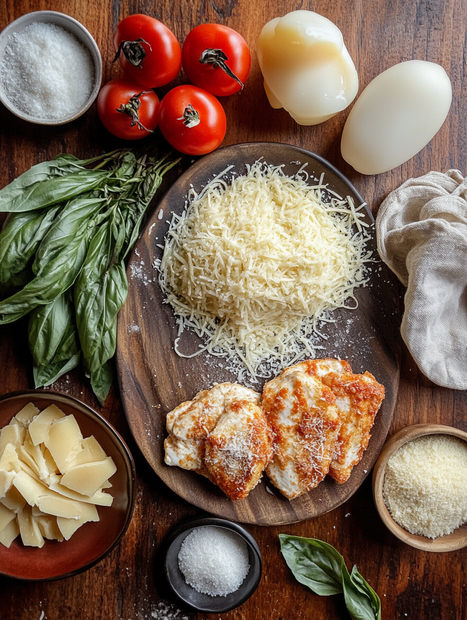 Ingredients for Air Fryer Chicken Parmesan A Healthy Twist