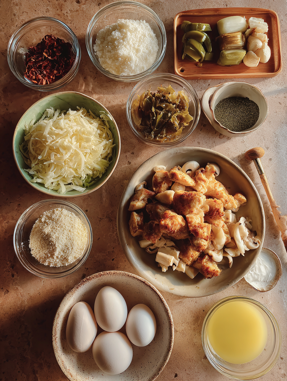 Ingredients for Quick 30-Minute Creamy Garlic Chicken