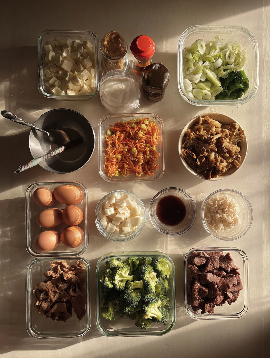 Ingredients for 30-Minute Beef and Broccoli Stir-Fry