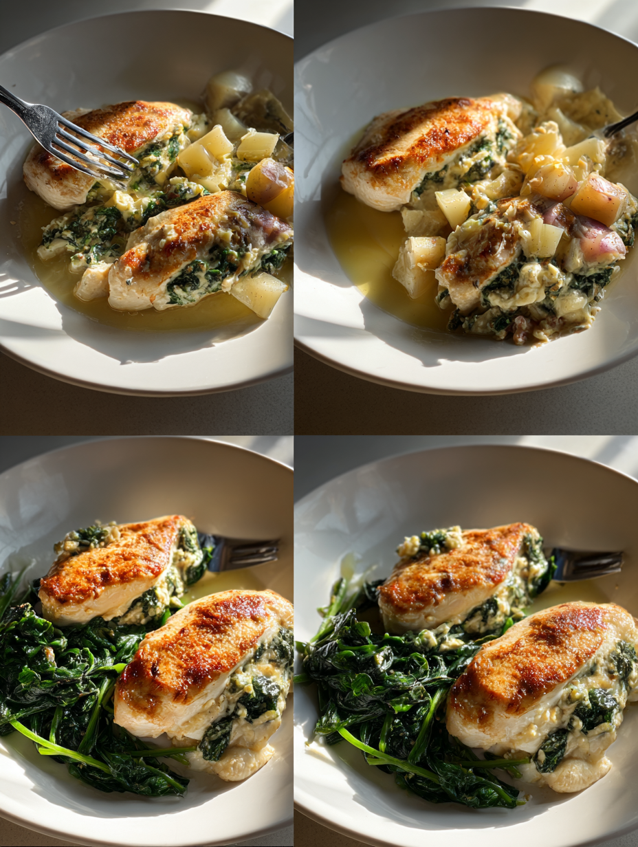 Steps for Quick 30-Minute Spinach and Feta Stuffed Chicken