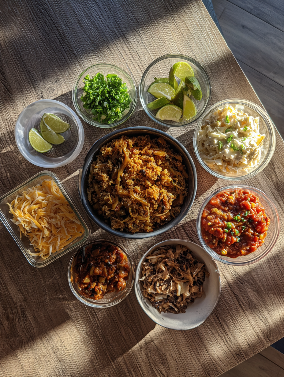Ingredients for One Pan Mexican Quinoa