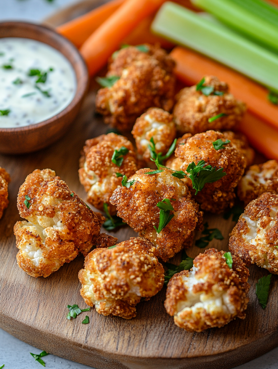 Delicious Air Fryer Cauliflower Wings
