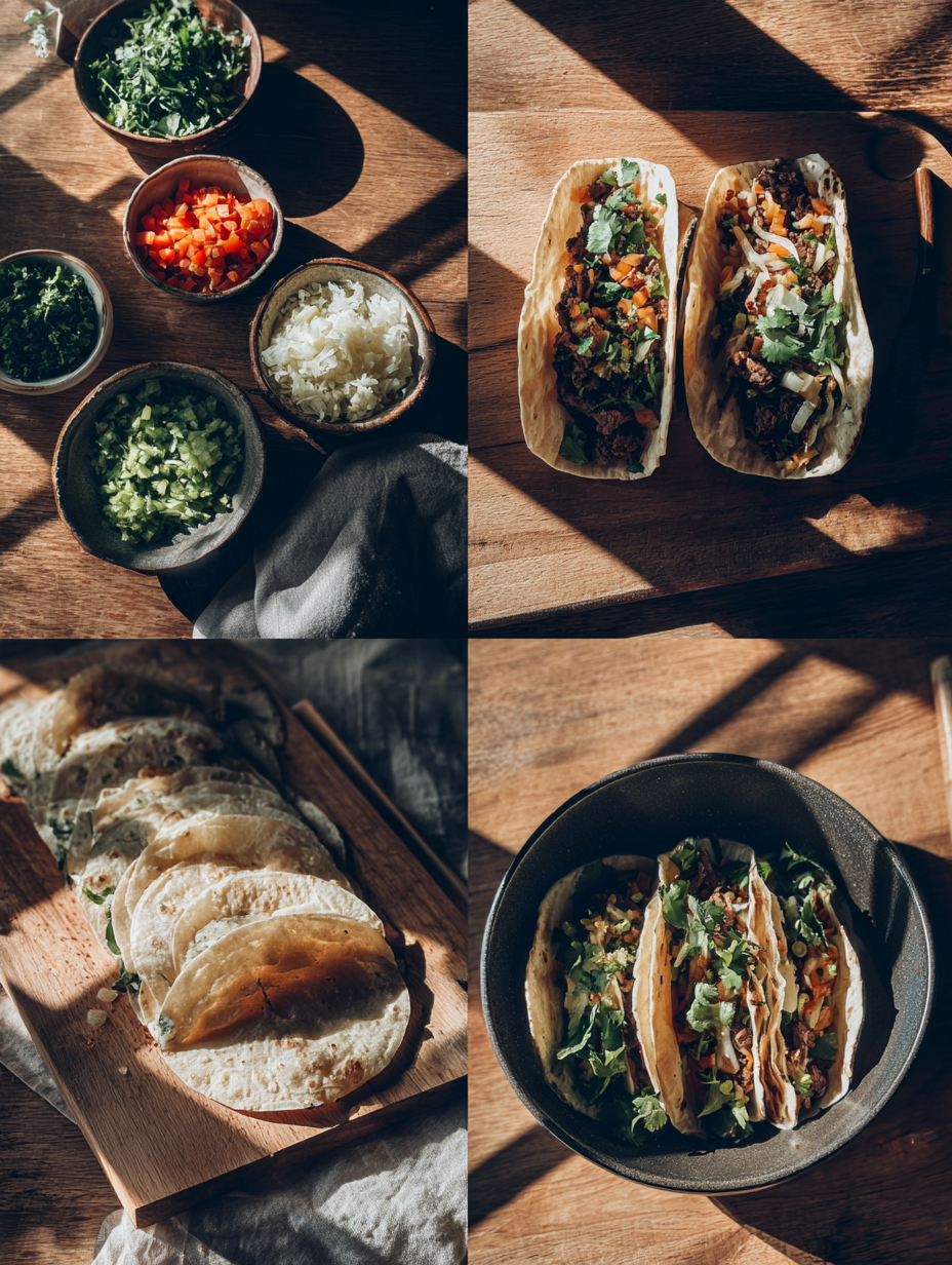 Steps for Quick 30-Minute Beef Tacos