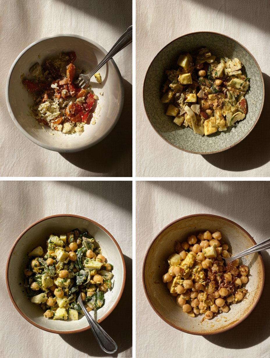 Steps for 30-Minute Mediterranean Chickpea Salad