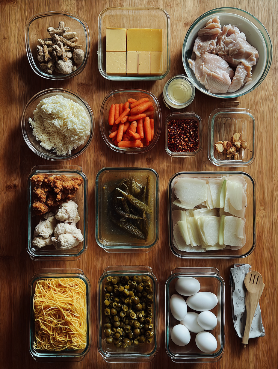 Ingredients for One Pan Honey Garlic Chicken