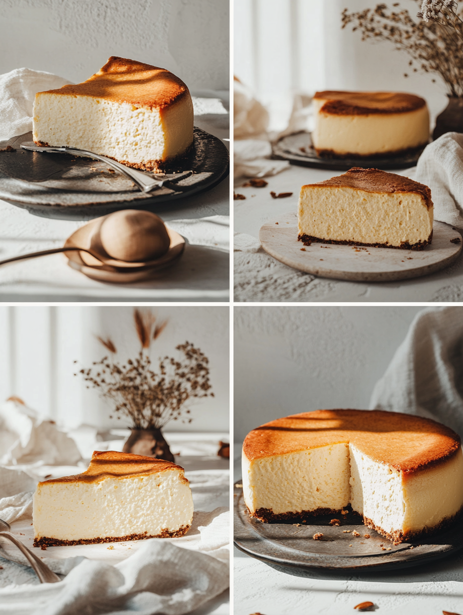 Steps for Baked White Chocolate Cheesecake