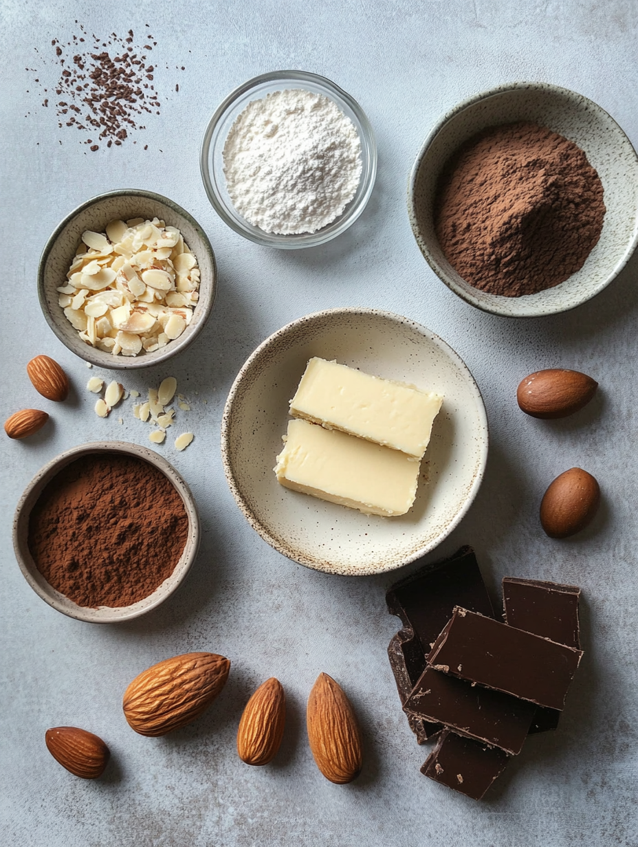 Ingredients for Baked Almond Joy Cheesecake