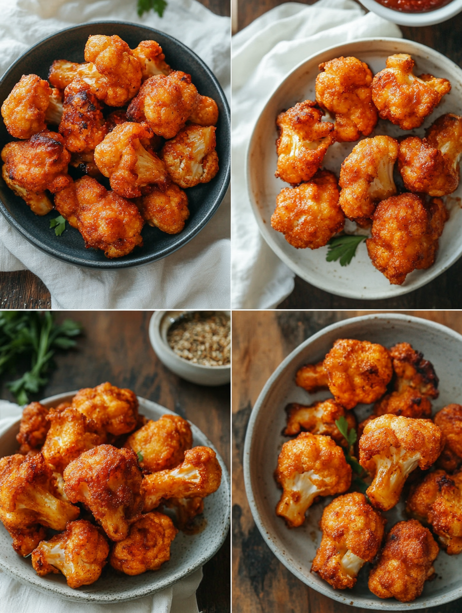 Steps for Delicious Air Fryer Cauliflower Wings