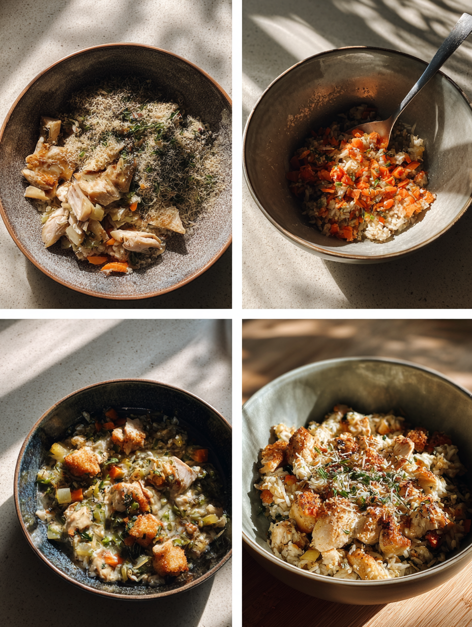 Steps for 30-Minute Chicken and Rice Casserole