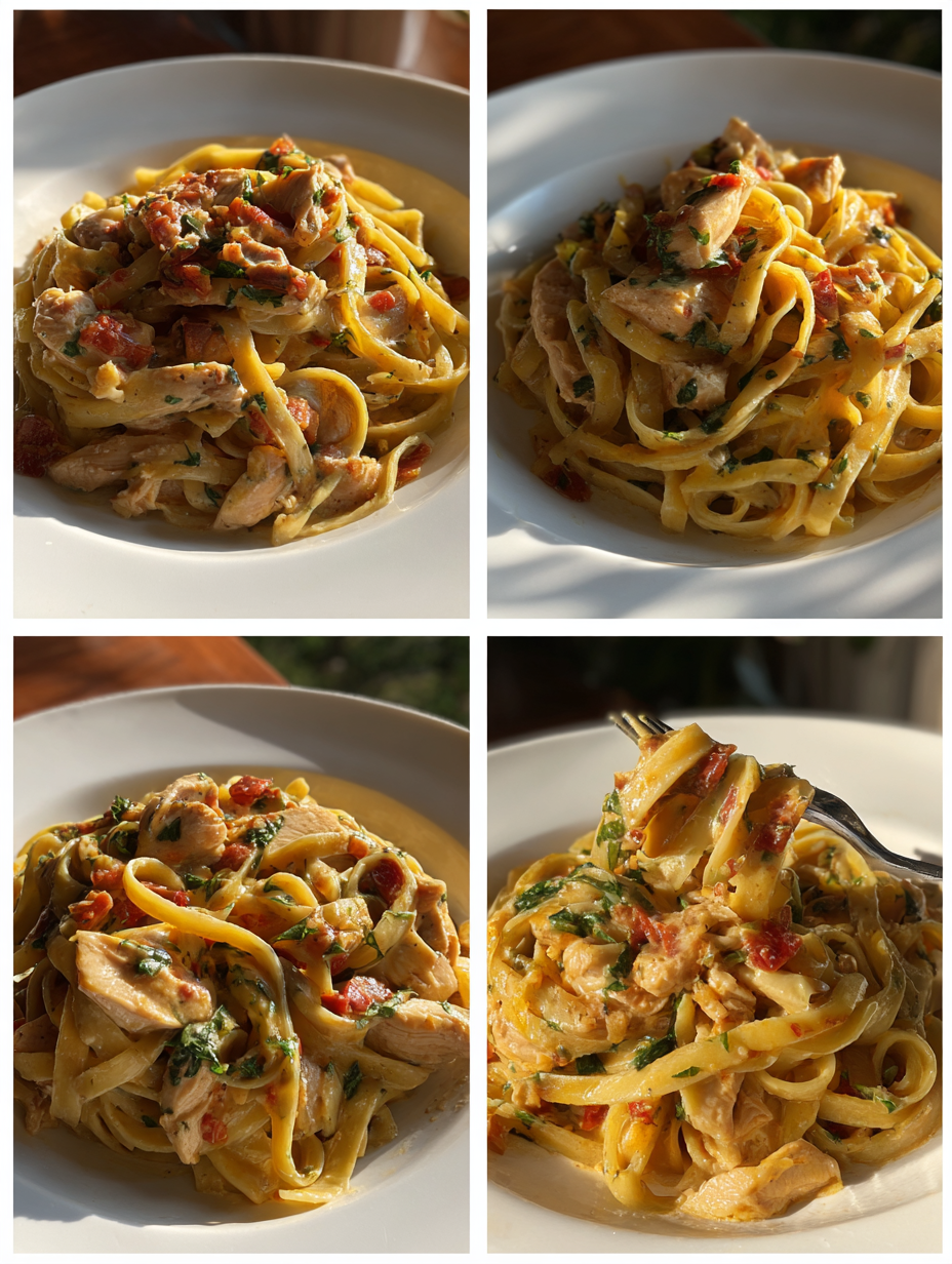 Steps for 30-Minute Chicken Fettuccine Alfredo
