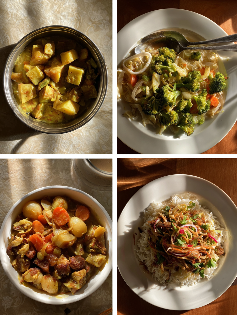 Steps for Easy 30-Minute Vegetable Curry