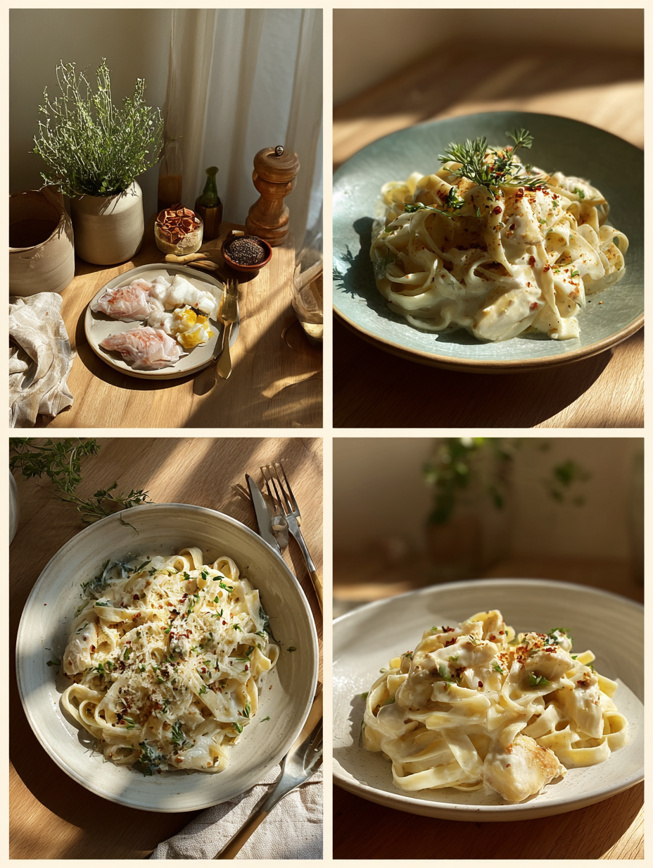 Steps for 30-Minute Chicken Fettuccine Alfredo