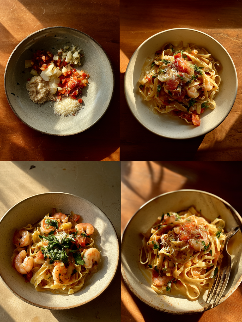 Steps for Simple 30-Minute Shrimp Scampi