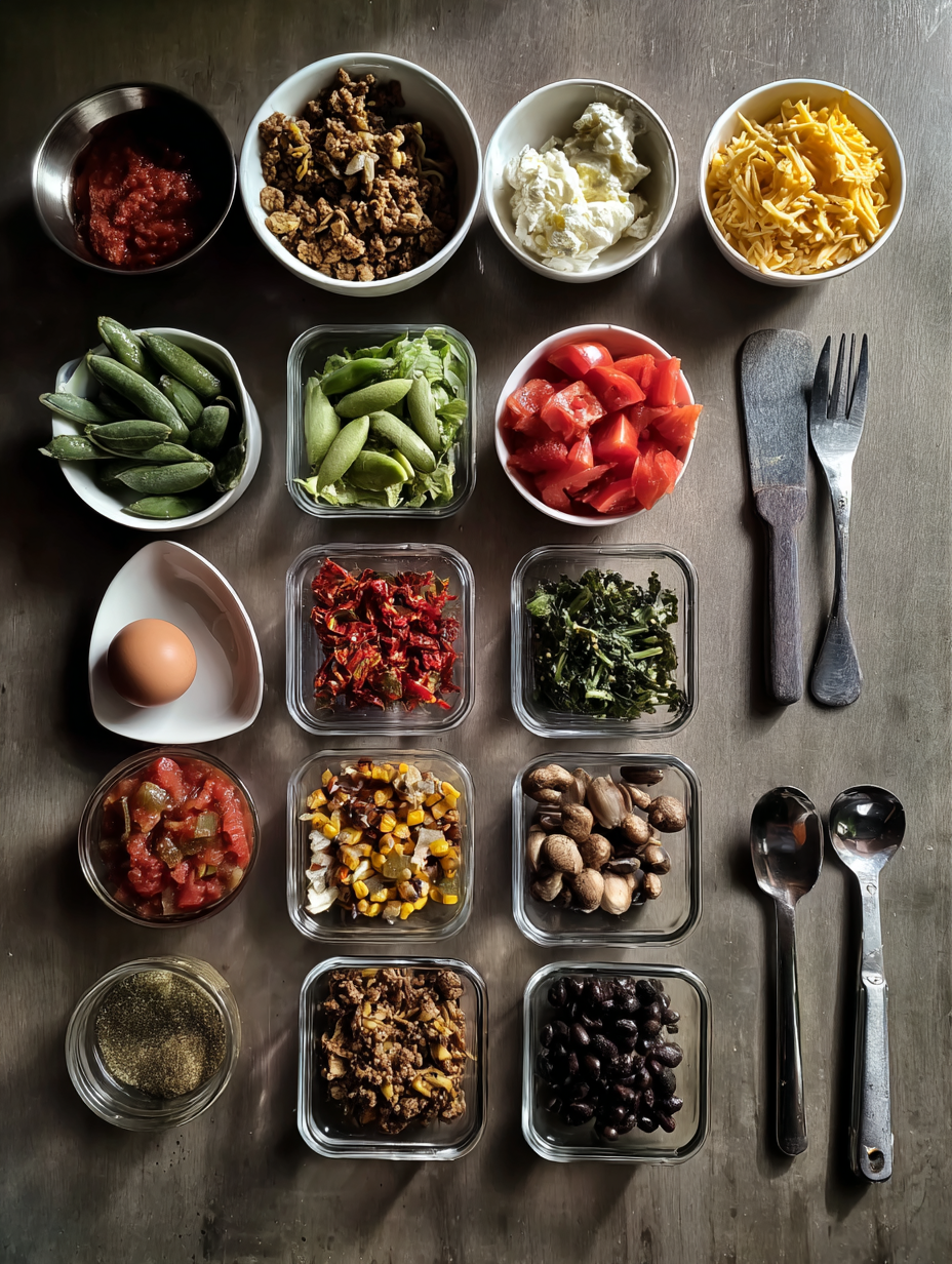 Ingredients for Quick 30-Minute Taco Salad