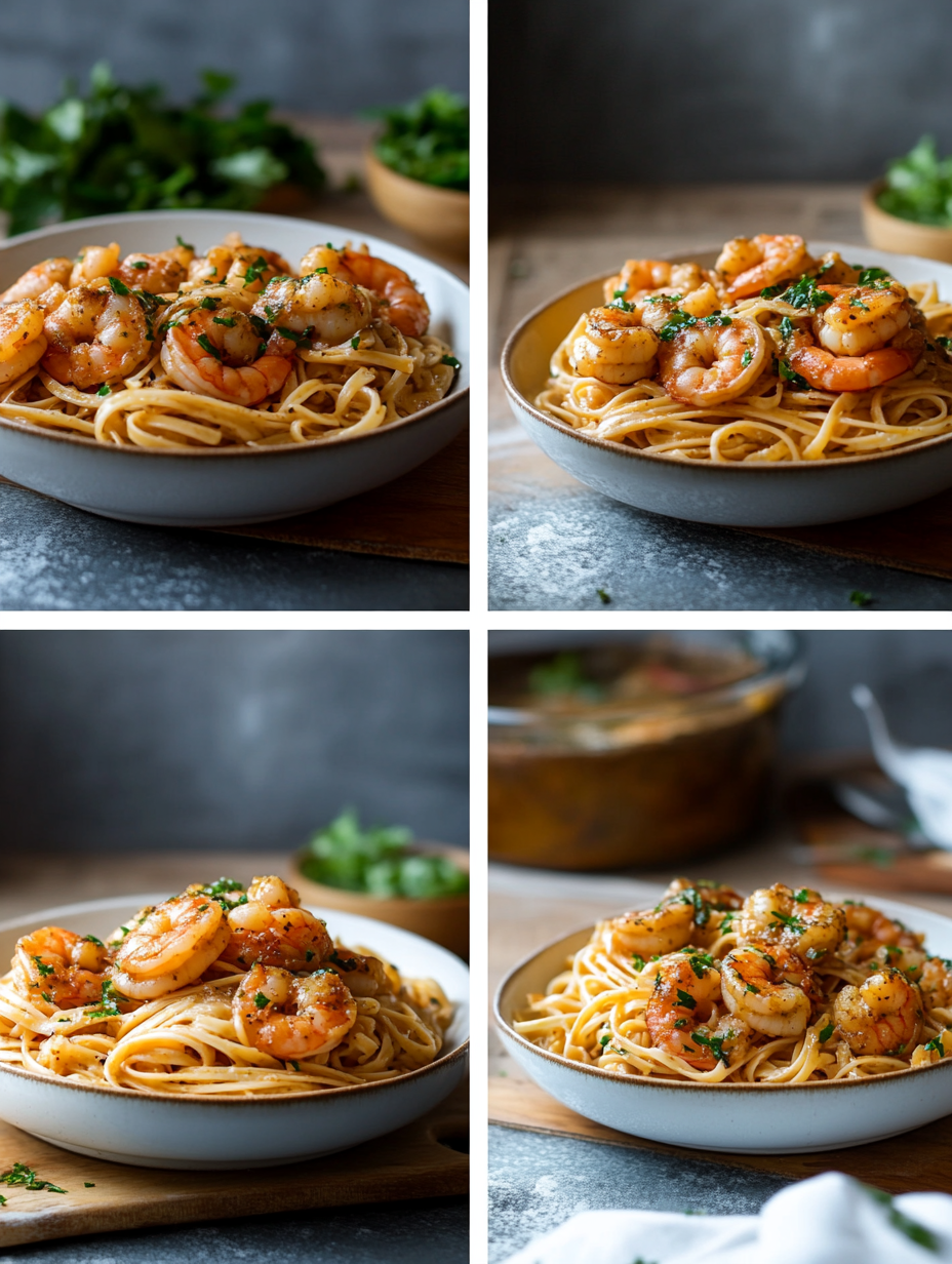 Steps for 30-Minute Garlic Butter Shrimp Pasta