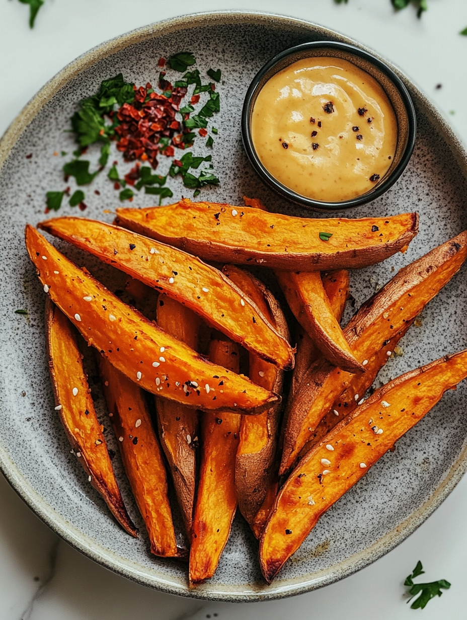 Ingredients for Air Fryer Sweet Potato Fries Recipe