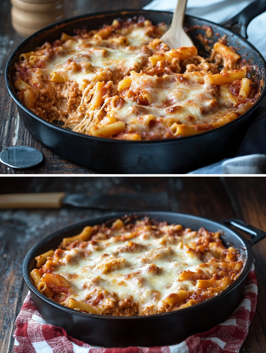Steps for Easy One Pan Baked Ziti
