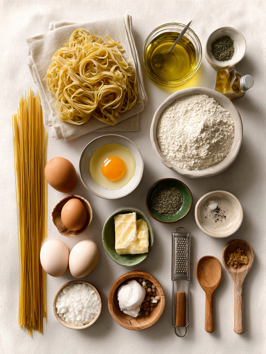 Ingredients for 30-Minute Family-Friendly Pasta Dish