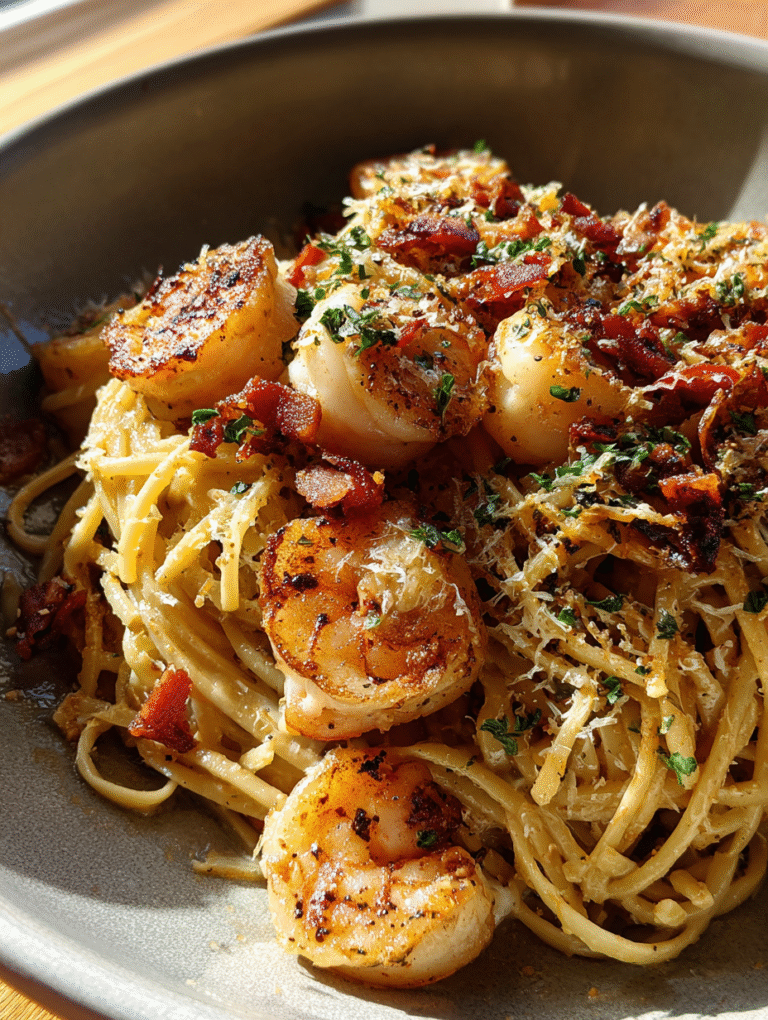 30-Minute Garlic Butter Shrimp Pasta