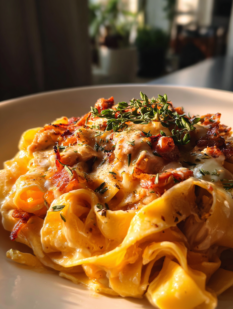 30-Minute Chicken Fettuccine Alfredo