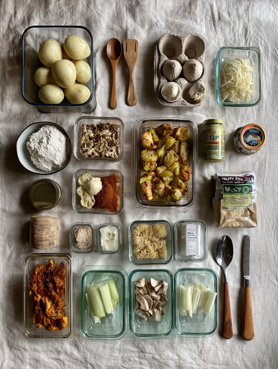 Ingredients for Quick and Easy One Pan Chicken Dinner