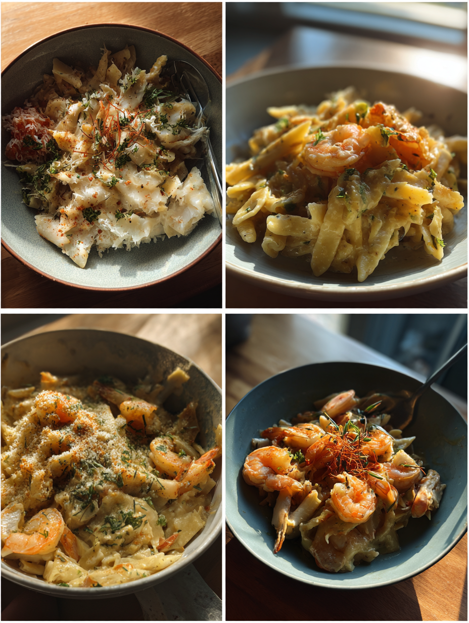 Steps for 30-Minute Garlic Butter Shrimp Pasta