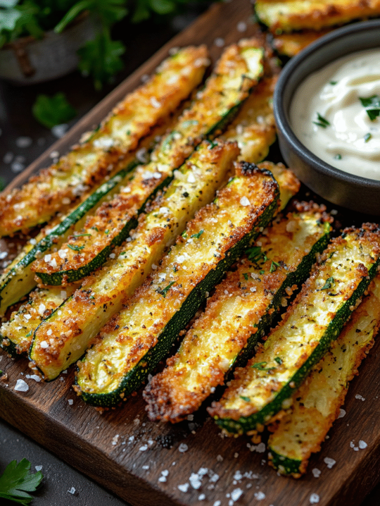 Air Fryer Zucchini Fries Healthy Snack