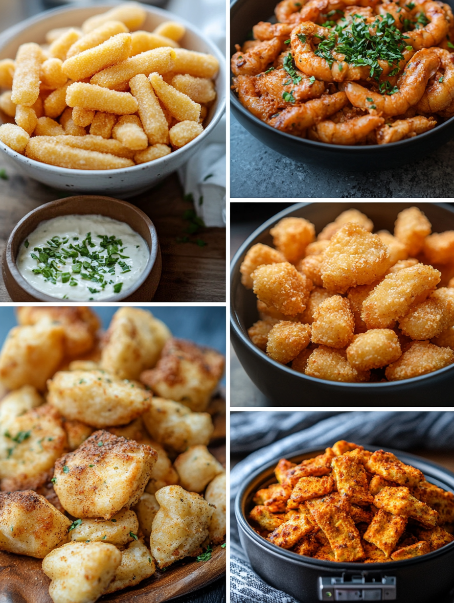 Steps for 5 Must-Try Air Fryer Snacks  Appetizers