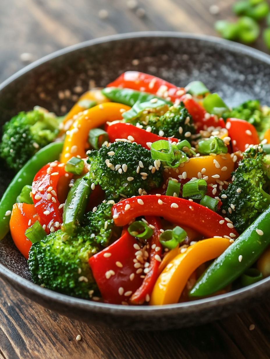 Air Fryer Vegetable Stir-Fry Quick  Easy