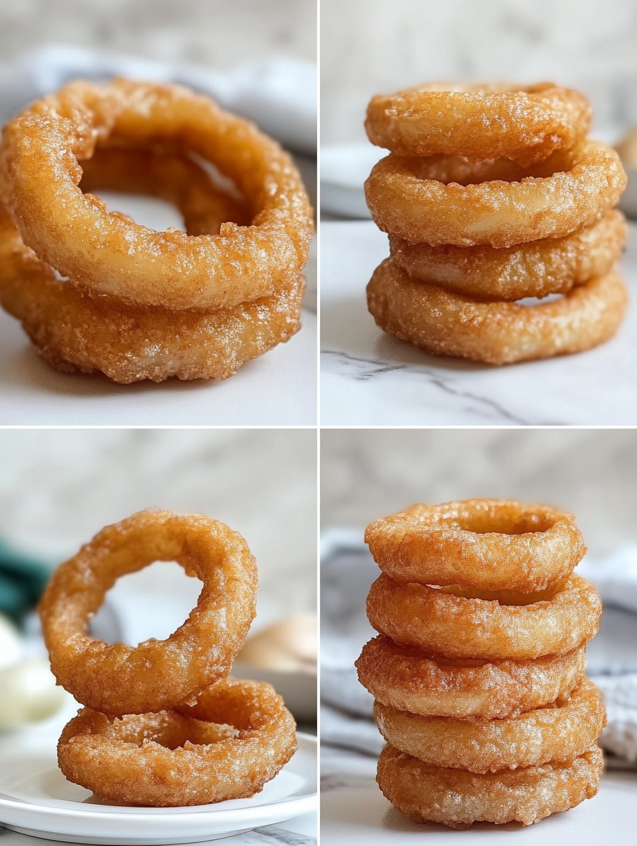 Steps for Crispy Air Fryer Onion Rings
