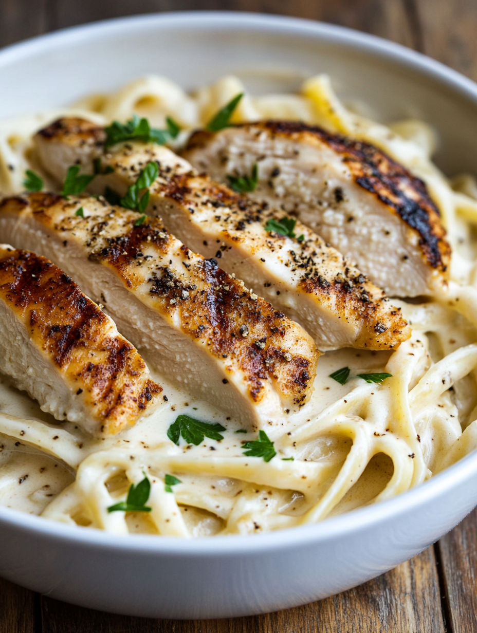 30-Minute Chicken Fettuccine Alfredo