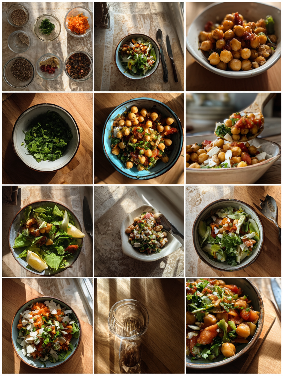 Steps for 30-Minute Mediterranean Chickpea Salad