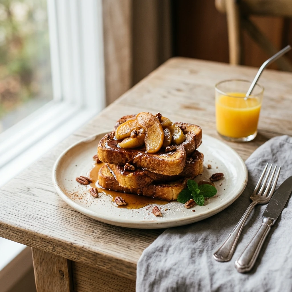 Apple Cinnamon French Toast - Fall Brunch Top