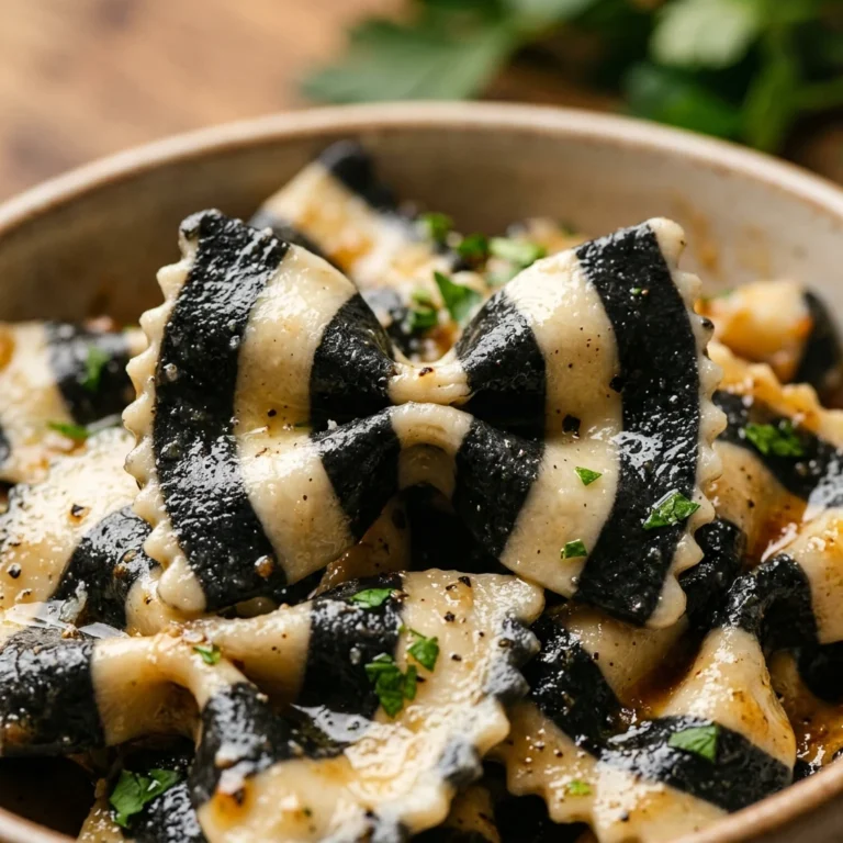 Beetlejuice Pasta - Black & White Bow Tie Pasta