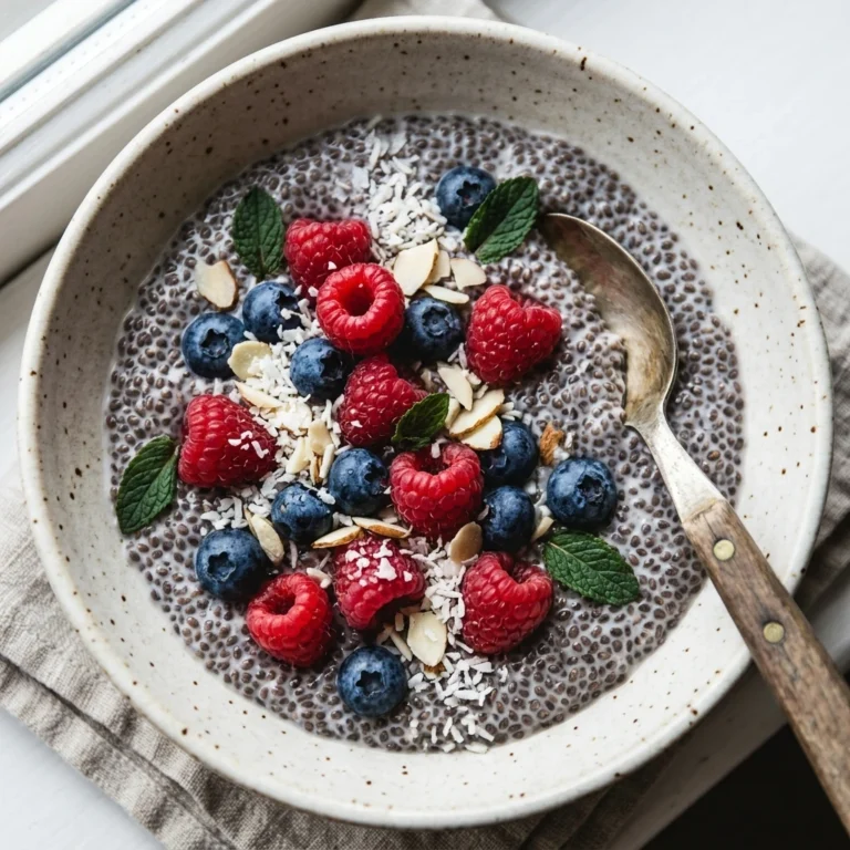 Chia Pudding Keto Breakfast High Protein