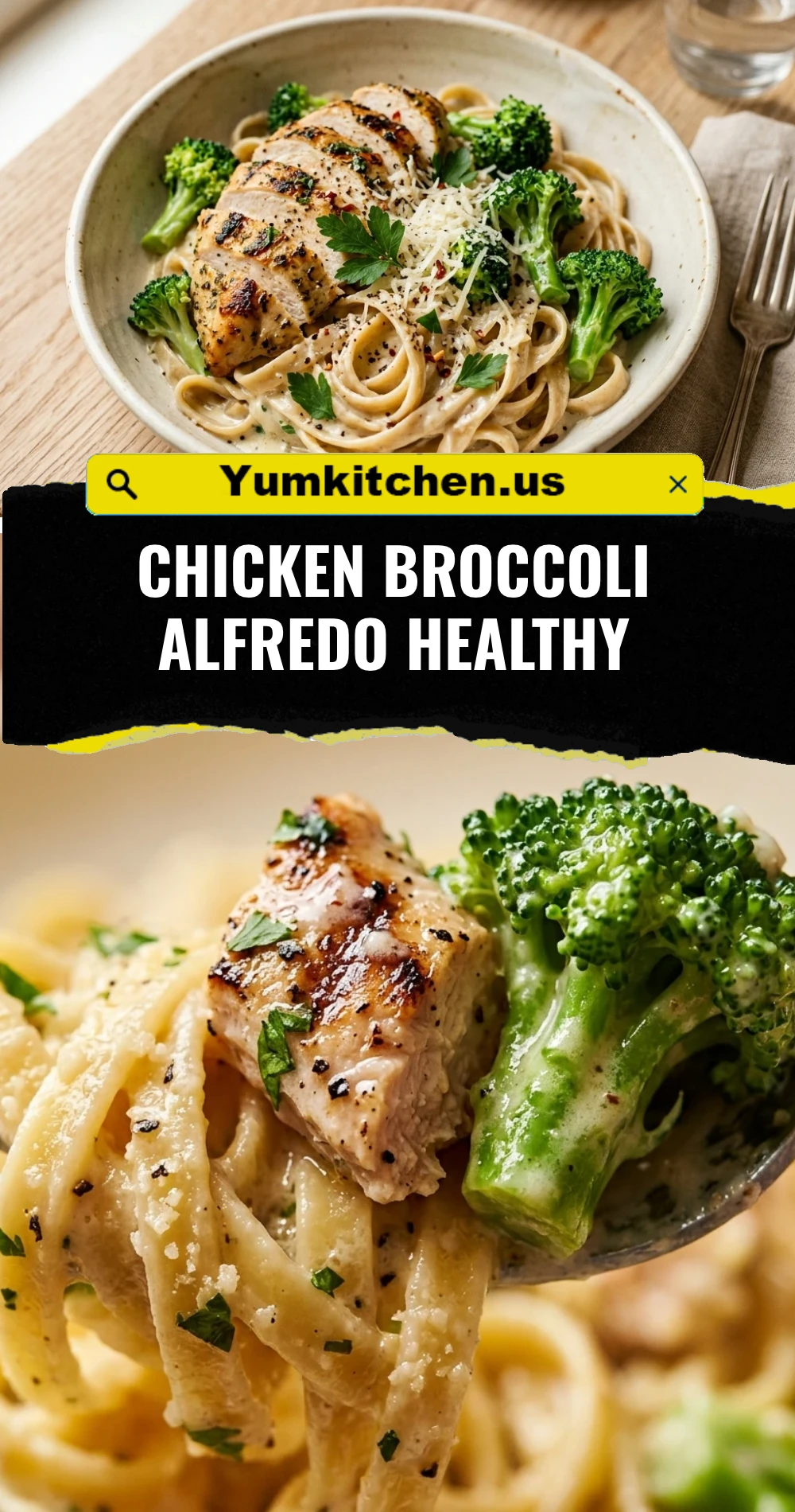 Chicken Broccoli Alfredo Healthy