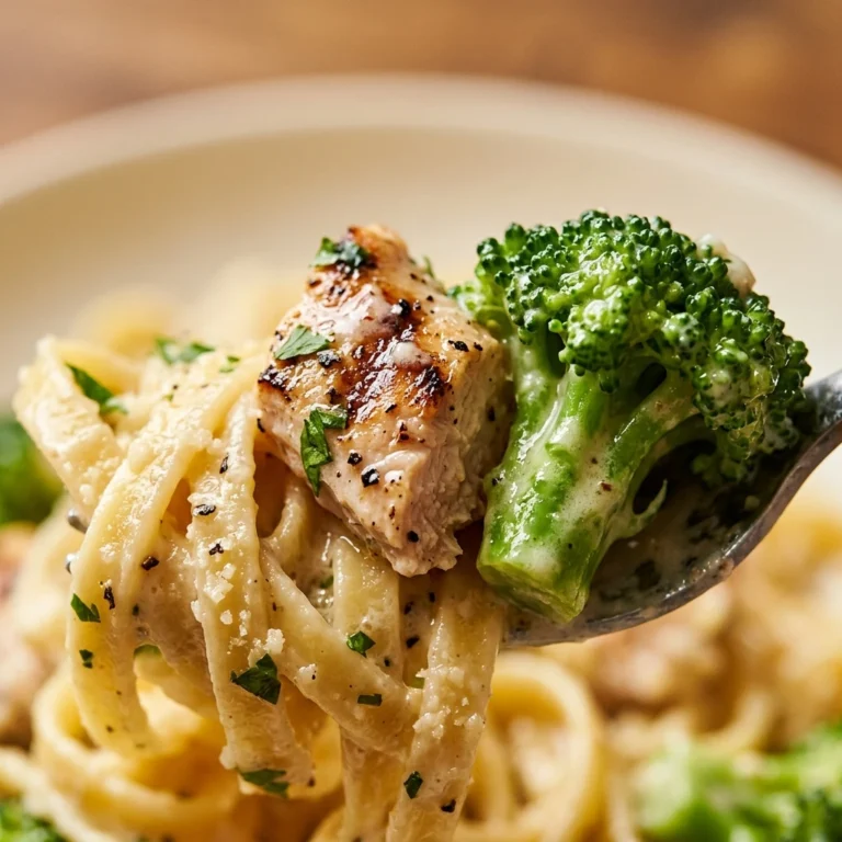 Chicken Broccoli Alfredo Healthy