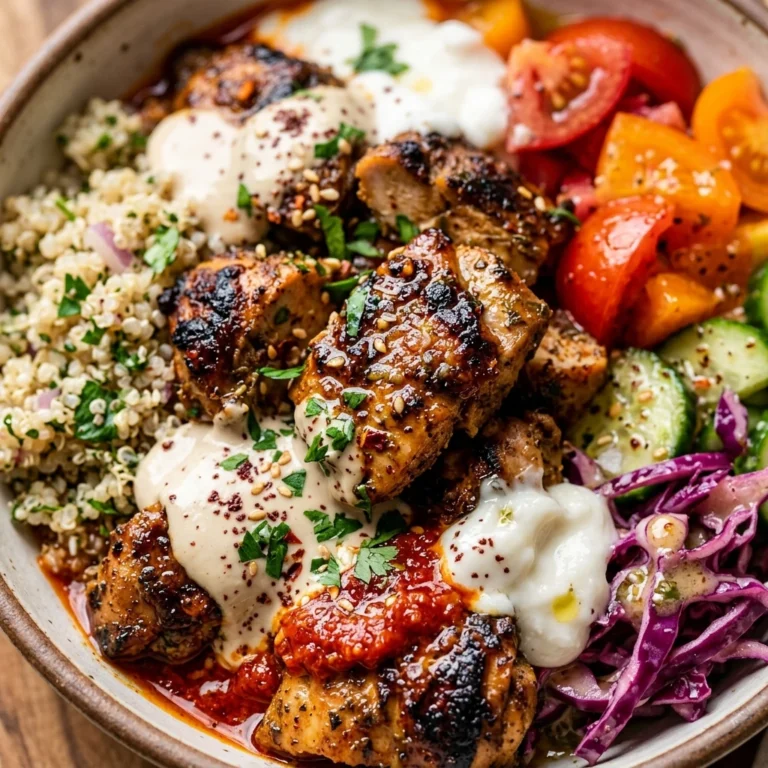 Chicken Shawarma Bowl Mediterranean
